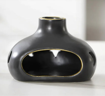 Ceramic Incense Burner with Holy Wood Base