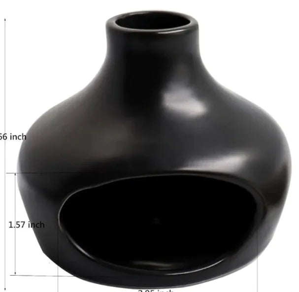 Ceramic Incense Burner with Holy Wood Base