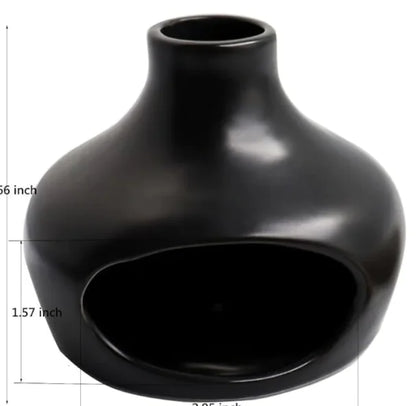 Ceramic Incense Burner with Holy Wood Base