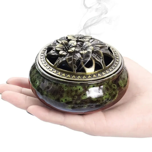 3-in-1 Ceramic Incense Holder