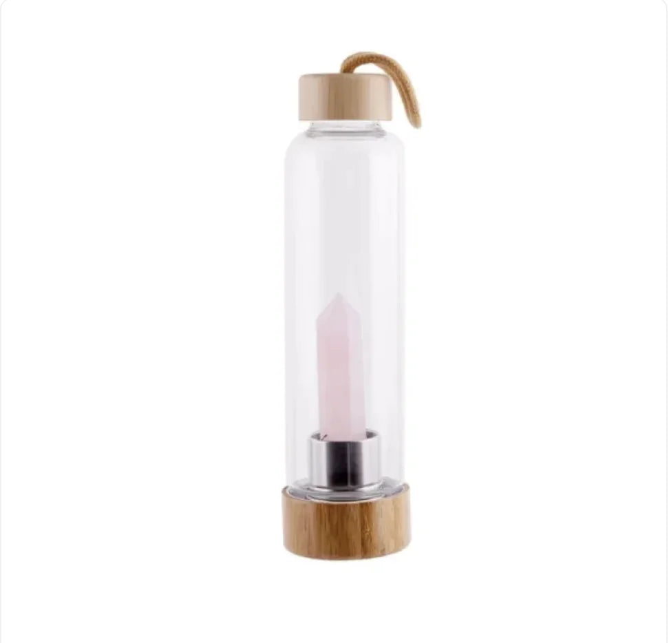 Ancient-RX Crystal Bamboo Water Bottle