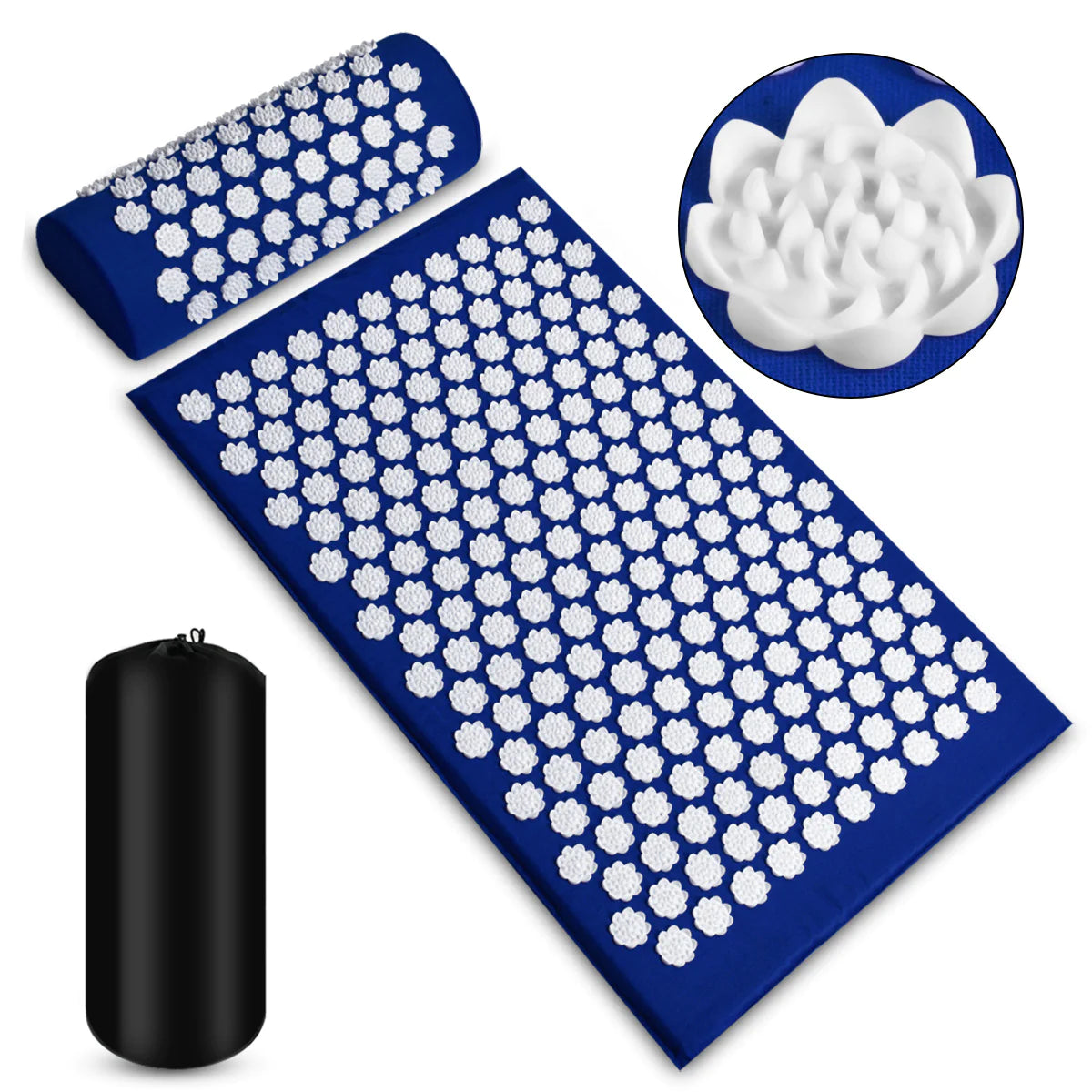 Ancient-RX Acupressure Mat + Pillow Set