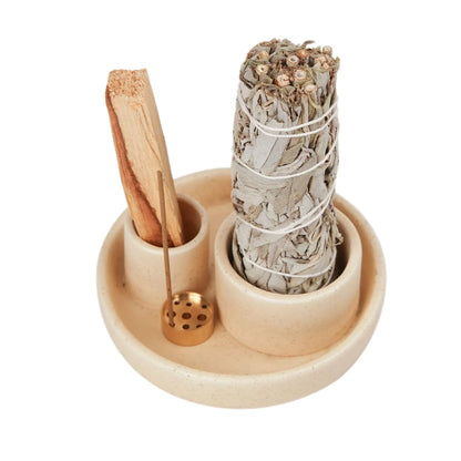 4-in-1 Multifunctional Incense Burner (Sand)